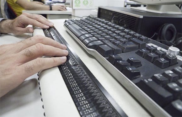 Accesibilidad en el teclado para ciegos