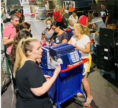 Voluntarios de Carrefour