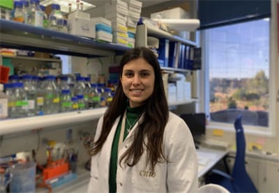 Gloria Bonel, beca para cursar un Doctorado en Biociencias Moleculares (Medicina). | Foto: Fundación "la Caixa"