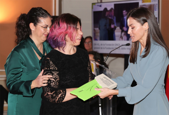 Momento de la entrega del premio