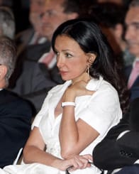 Esther Koplowitz, reciendo el premio