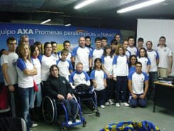 Equipo paralímpico de natación