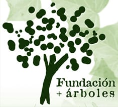 Emblema de la Fundación + árboles