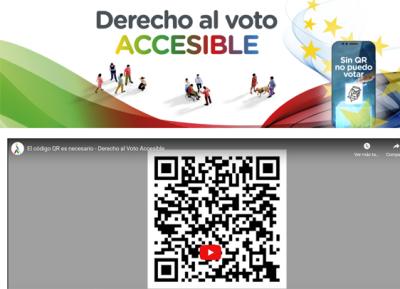 QR del voto accesible