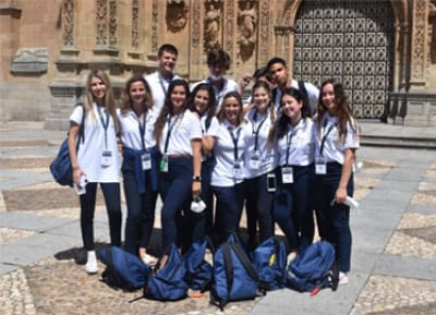 Algunos de los estudiantes candidatos