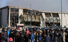 La fábrica, tras el incendio