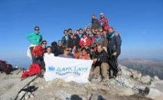 Coronando la cima