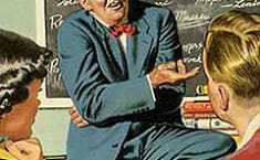 Ilustración de un profesor