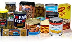 Paquete de alimentos listo para envio