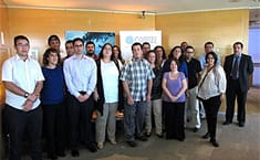 Foto de familia con los alumnos