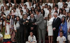 Momento de la recepción
