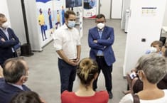 Momento de la inauguración
