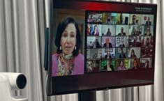 Consejo de Administración de Universia España de forma telemática. | Foto: Banco Santander