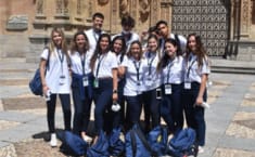 Algunos de los estudiantes candidatos