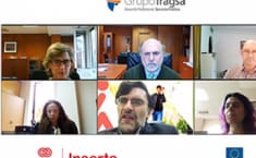Imagen de la reunión virtual