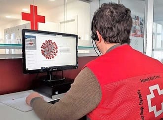 Voluntario de Cruz Roja
